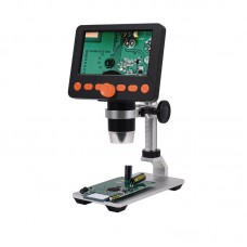 T25 Portable 1000X Wifi Digital Industrial Microscope 1080P Camera 4 3  Inch LCD Screen with 8LED Light