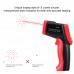 GT750 Portable Digital Laser Point Infrared Thermometer  Temperature Range    50  750 Celsius Degree without Battery  Red