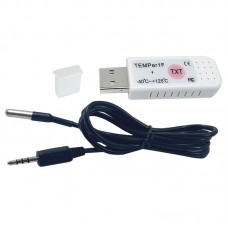 TEMPer1F USB Temperature Sensor Waterproof Temperature Probe Aquarium Monitoring Thermometer