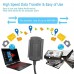 YP009 Three  Purpose USB to IDE SATA Easy Drive Cable Hard Disk Drive Data Cable with Power Supply  EU Plug Set