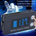 Two  Line Digital Display DC Voltmeter Lead  Acid Lithium Battery Charge Meter  Color  White