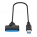 USB 3 0 to SATA III Hard Drive Converter Cable 22Pin SATA SSD HDD Adapter for 2 5 inch Hard Drive